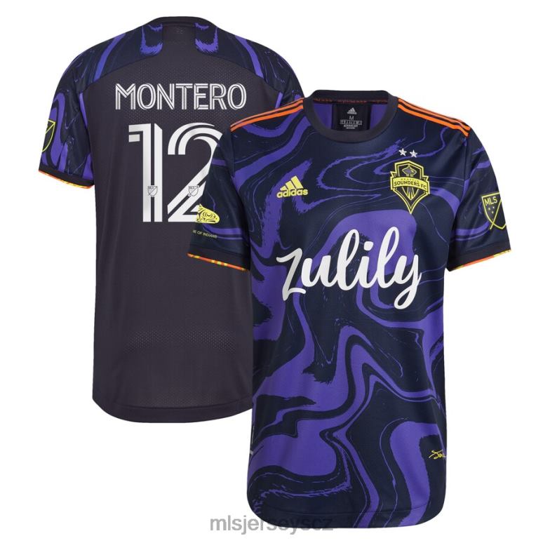 MLS Jerseys seattle sounders fc fredy montero adidas purple 2021 kit jimi hendrix autentický hráčský dres muži trikot ZN2H0459