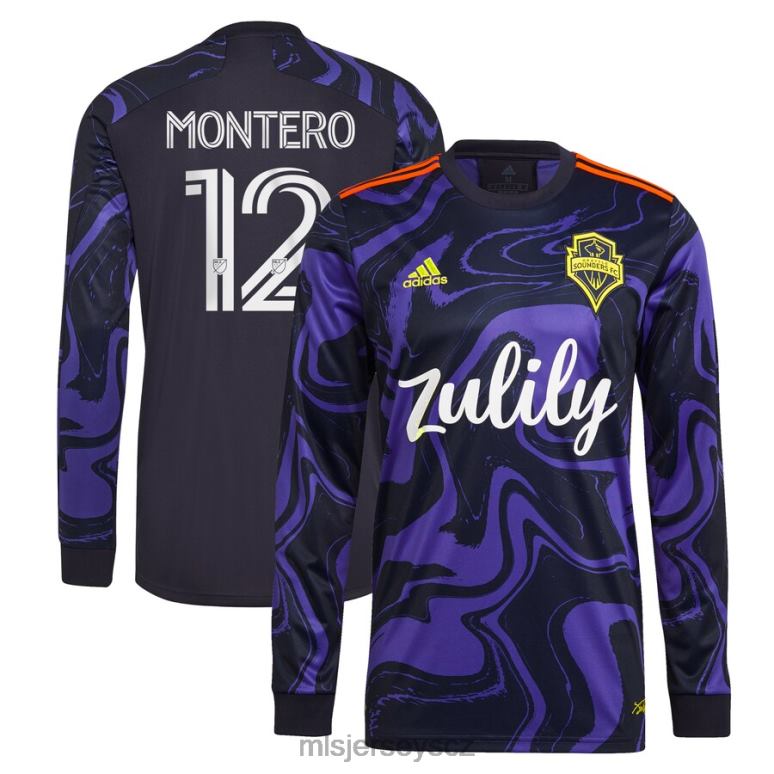 MLS Jerseys seattle sounders fc fredy montero adidas purple 2021 kit jimi hendrix s dlouhým rukávem replika hráčského dresu muži trikot ZN2H0932