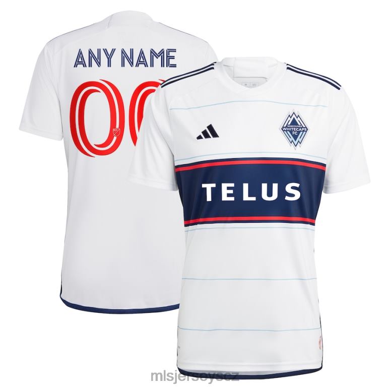 MLS Jerseys replika zakázkového dresu vancouver whitecaps fc adidas white 2023 krevních linií muži trikot ZN2H0712