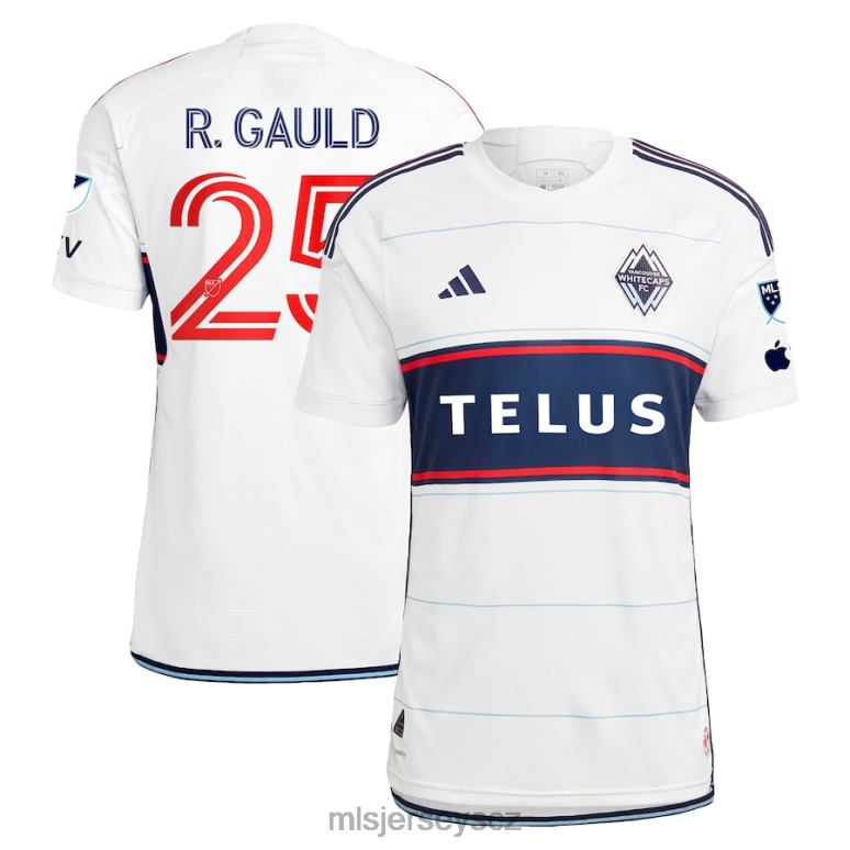MLS Jerseys autentický hráčský dres vancouver whitecaps fc ryan gauld adidas white 2023 pokrevní linie muži trikot ZN2H01217