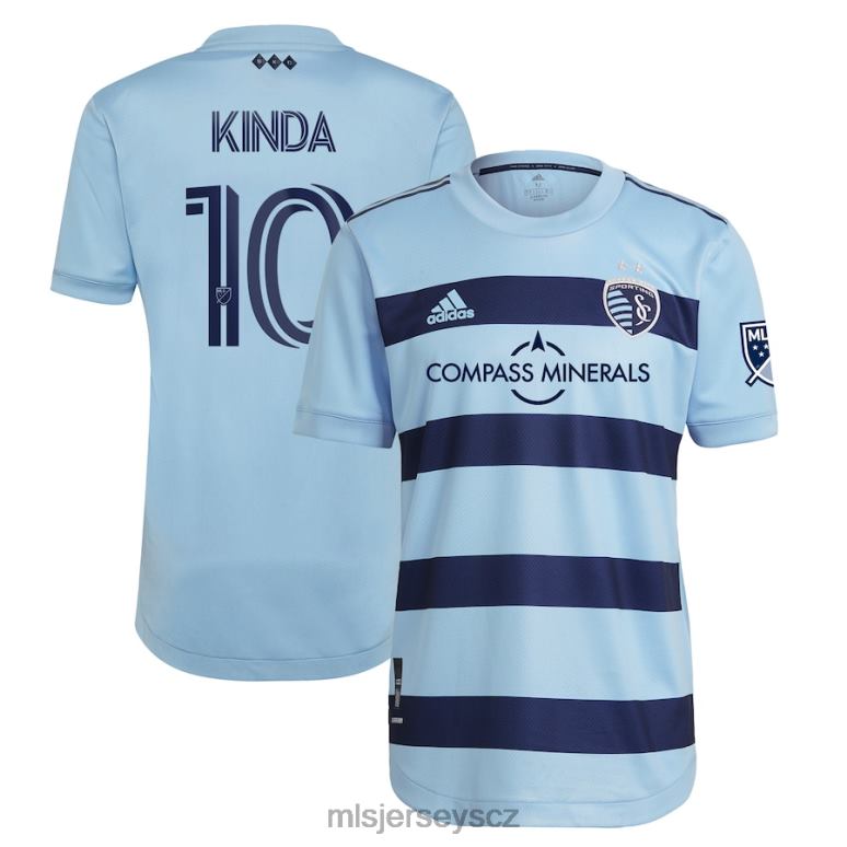 MLS Jerseys sportovní kansas city gadi druh adidas světle modrý 2021 primární autentický hráčský dres muži trikot ZN2H01219