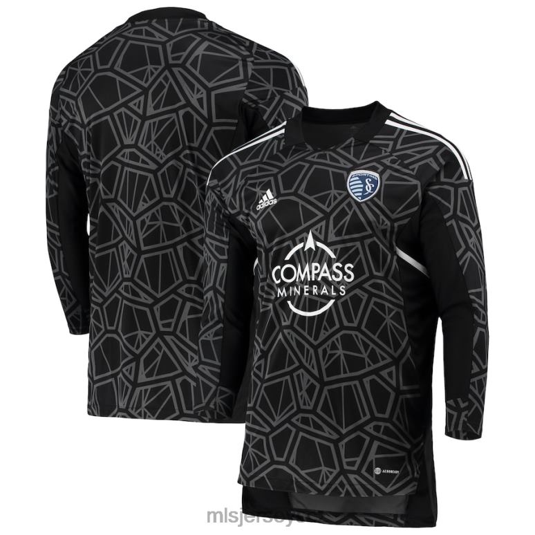 MLS Jerseys sportovní kansas city adidas černo/bílý brankářský dres muži trikot ZN2H0458