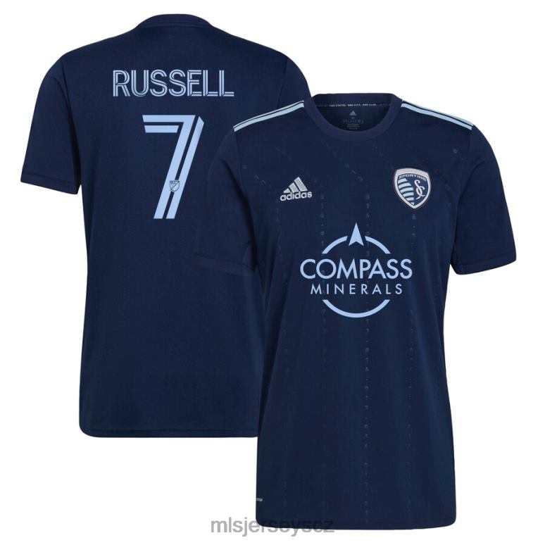 MLS Jerseys sportovní kansas city johnny russell adidas blue 2022 state line 3.0 replika hráčského dresu muži trikot ZN2H0937