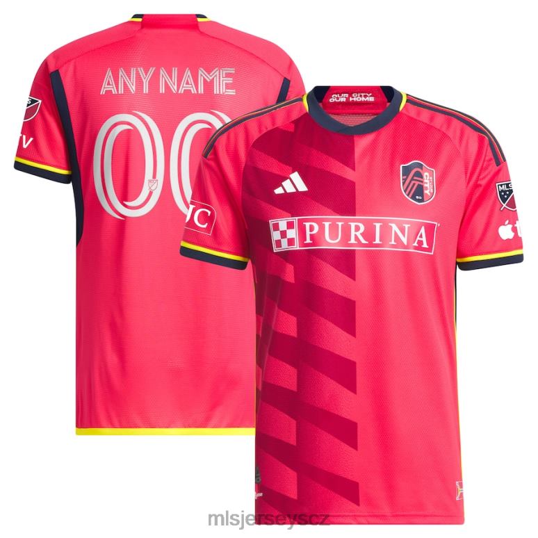 MLS Jerseys Svatý. louis city sc adidas red 2023 city kit autentický zakázkový dres muži trikot ZN2H031