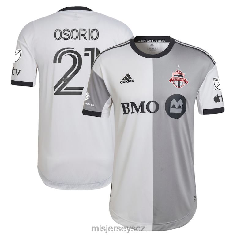MLS Jerseys autentický hráčský dres toronto fc jonathan osorio adidas white 2023 community kit muži trikot ZN2H01095