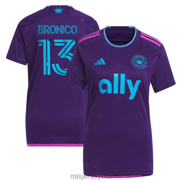 MLS Jerseys charlotte fc brandt bronico adidas purple 2023 sada korunovačních klenotů replika dresu ženy trikot ZN2H01244