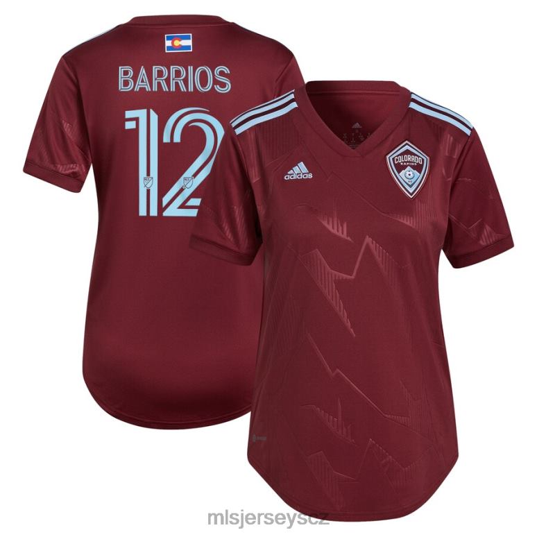 MLS Jerseys colorado rapids michael barrios adidas garnet 2022 klubová replika hráčského dresu ženy trikot ZN2H01389