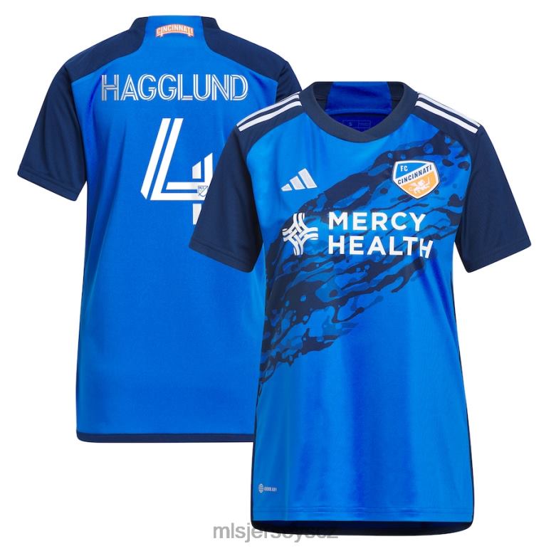 MLS Jerseys fc cincinnati nick hagglund adidas blue 2023 river kit replika dresu ženy trikot ZN2H0508