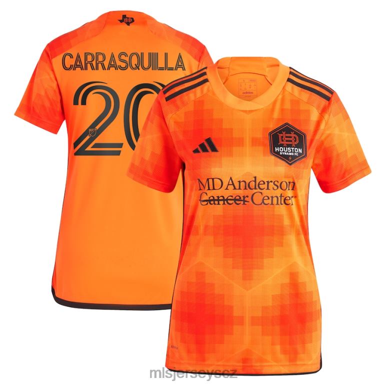 MLS Jerseys houston dynamo fc adalberto carrasquilla adidas oranžová 2023 el sol replika dresu ženy trikot ZN2H01039