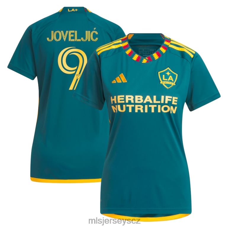 MLS Jerseys la galaxy dejan joveljic adidas green 2023 la kit replika hráčského dresu ženy trikot ZN2H0992