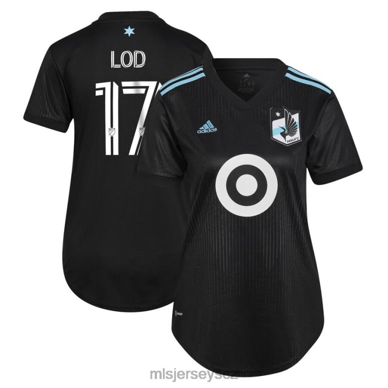 MLS Jerseys minnesota united fc robin lod adidas black 2022 minnesota night kit replika hráčského dresu ženy trikot ZN2H01307