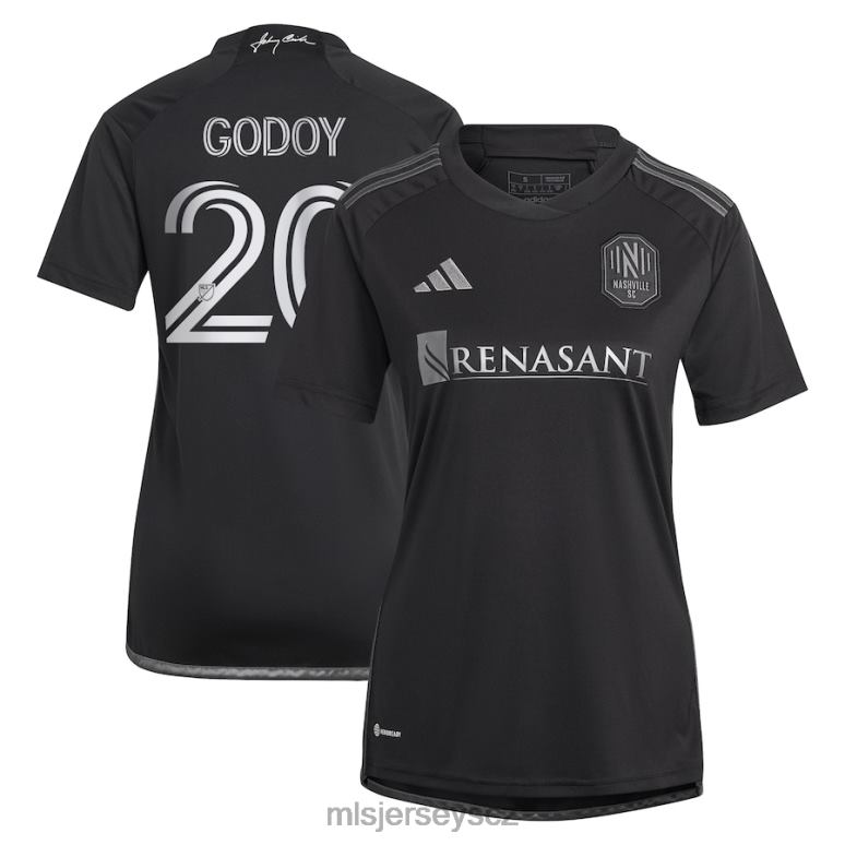 MLS Jerseys nashville sc anibal godoy adidas black 2023 muž v černé soupravě replika hráčského dresu ženy trikot ZN2H01098