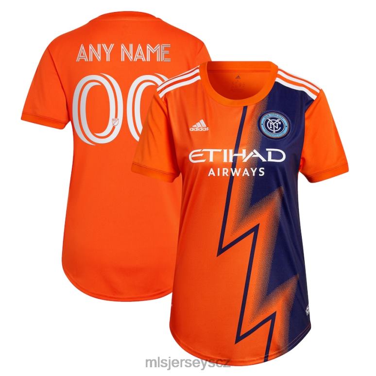 MLS Jerseys New york city fc adidas orange 2022 the volt kit replika custom dresu ženy trikot ZN2H0953