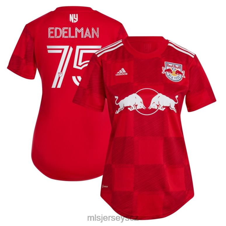 MLS Jerseys new york red bulls daniel edelman adidas red 2023 1ritmo replika hráčského dresu ženy trikot ZN2H01137