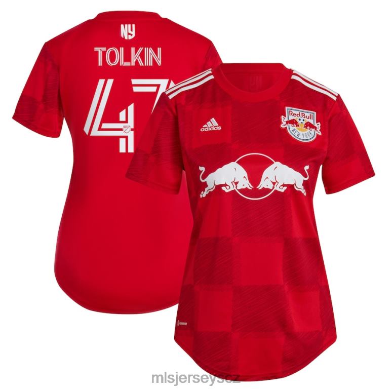 MLS Jerseys new york red bulls john tolkin adidas red 2022 1ritmo replika hráčského dresu ženy trikot ZN2H0996