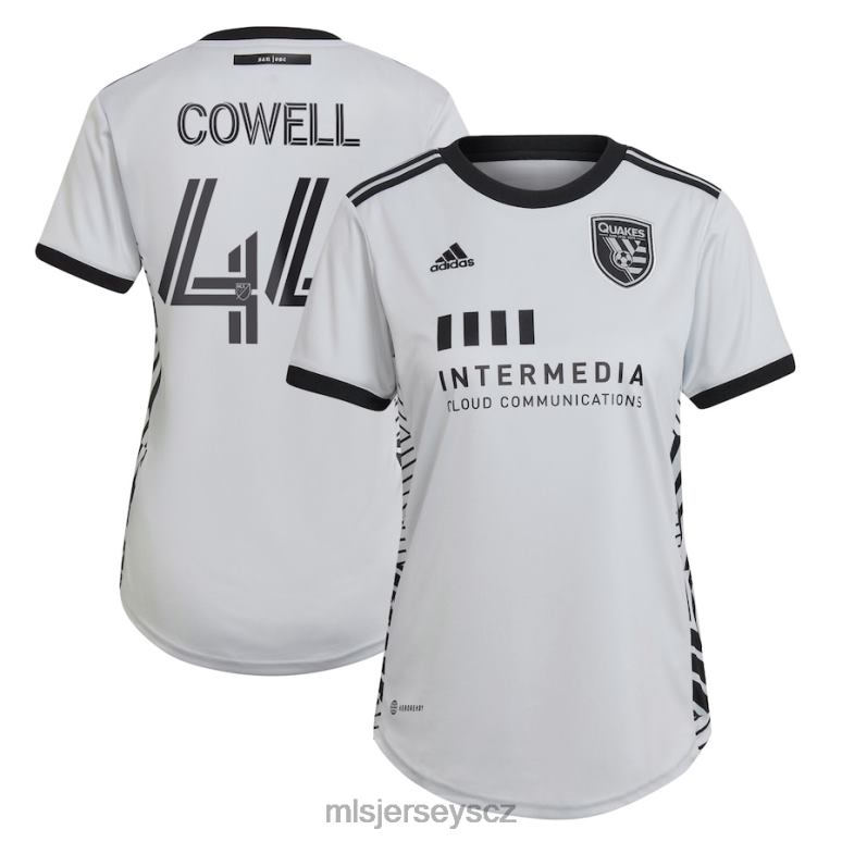 MLS Jerseys san jose zemětřesení cade cowell adidas grey 2022 kit pro tvůrce replika hráčského dresu ženy trikot ZN2H01401
