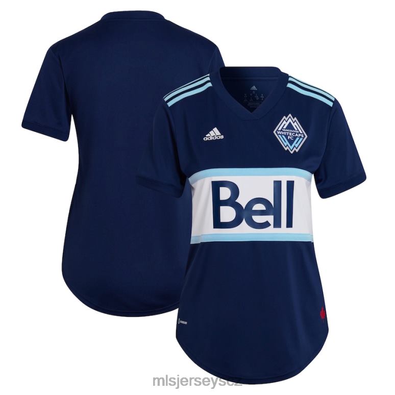 MLS Jerseys prázdný dres vancouver whitecaps fc adidas blue 2022 the hoop & this city replika ženy trikot ZN2H01395