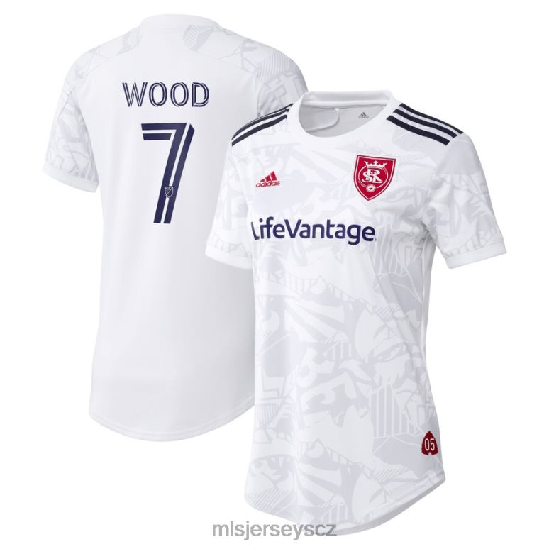 MLS Jerseys pravé slané jezero bobby wood adidas white 2021 sekundární souprava pro fanoušky replika hráčského dresu ženy trikot ZN2H01374