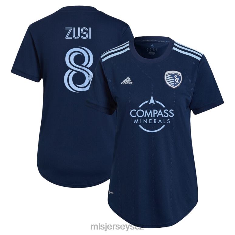 MLS Jerseys sportovní kansas city graham zusi adidas blue 2022 state line 3.0 replika hráčského dresu ženy trikot ZN2H01010