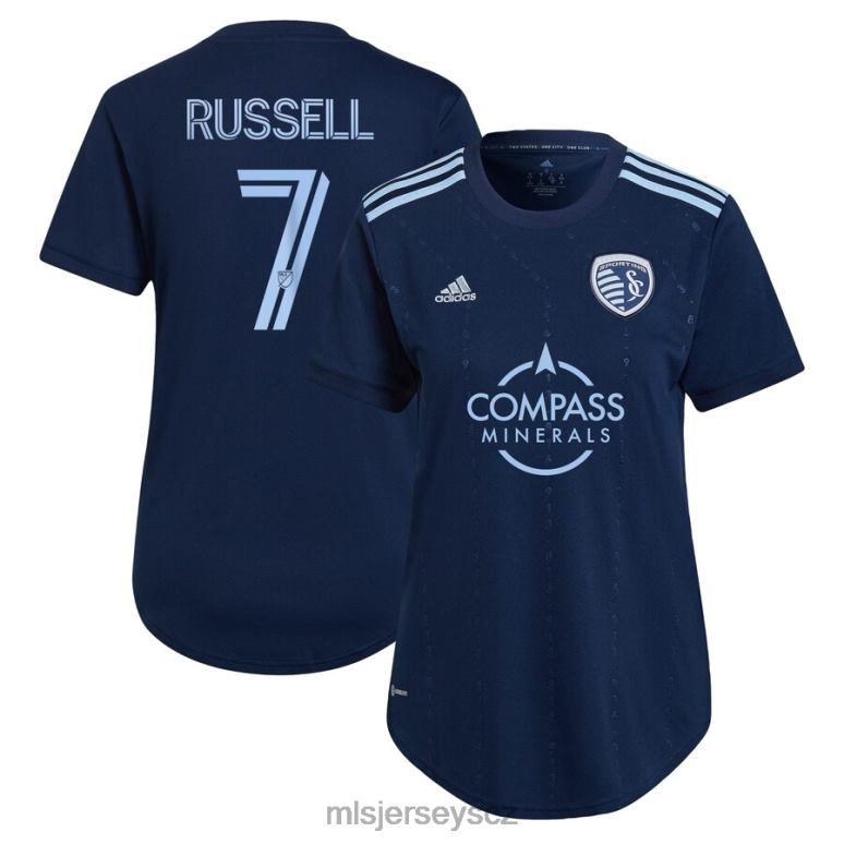 MLS Jerseys sportovní kansas city johnny russell adidas blue 2022 state line 3.0 replika hráčského dresu ženy trikot ZN2H01017